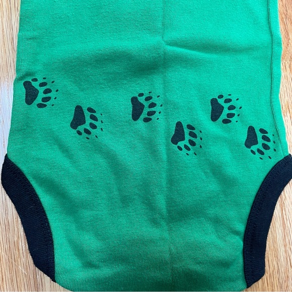 Lazy One bodysuits bundle moose/beaver/bear style brown & green. Size 6 months. - Picture 11 of 11